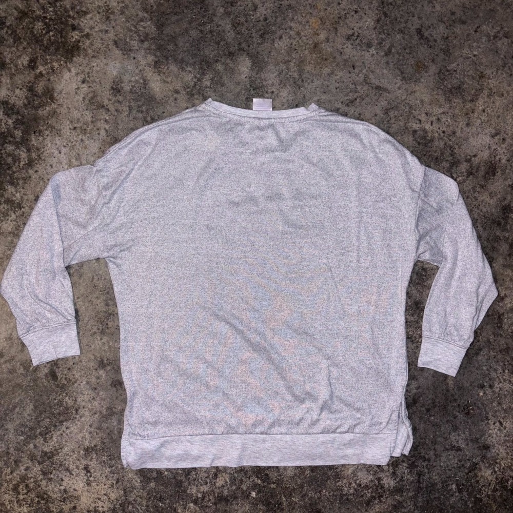 Secret Treasures Lounge Shirt Womens Large 12-14 Gray I Need Coffee and a Donut - Picture 3 of 6